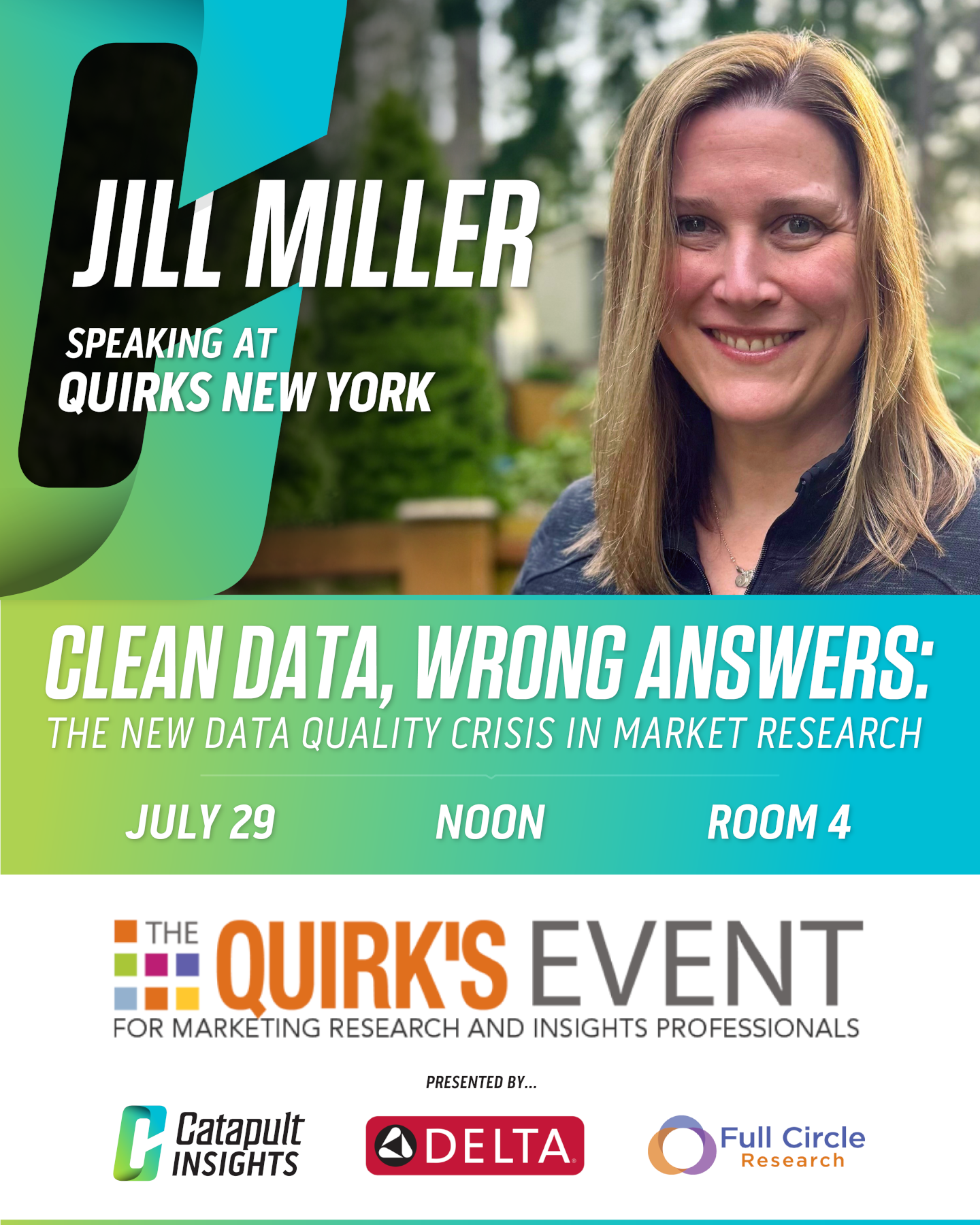 Speaking at Quirks New York - July 29th